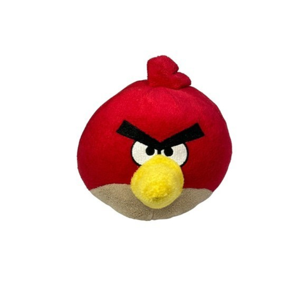 Commonwealth Angry Birds‎ Red Bird 5" Plush Stuffed Animal Toy NO Sound